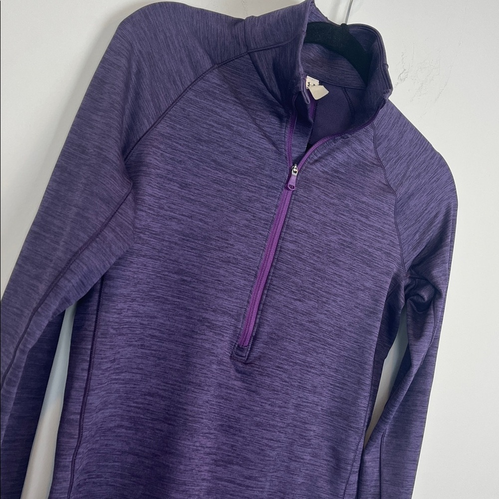 Under Armour Dark Purple Athletic Pullover Zip Cold Gear Women's Size Small